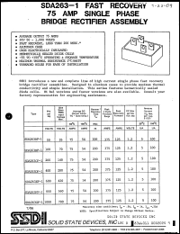 Click here to download SDA263BF1 Datasheet