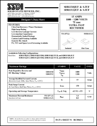 Click here to download SDR1512JUFDB Datasheet