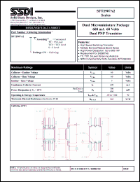 Click here to download SFT2907A2GW Datasheet