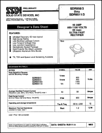 Click here to download SDR958-3 Datasheet