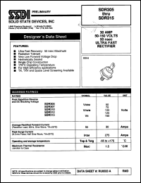 Click here to download SDR315 Datasheet