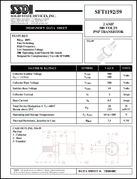 Click here to download SFT1192-59 Datasheet