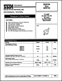 Click here to download SDR705 Datasheet