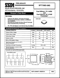 Click here to download SFT700D-28Q Datasheet
