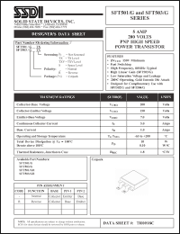 Click here to download SFT501-G Datasheet