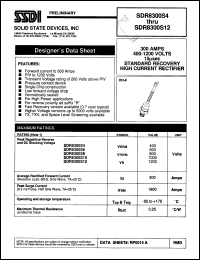 Click here to download SDR8300S6 Datasheet