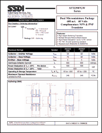 Click here to download SFT22907GW Datasheet