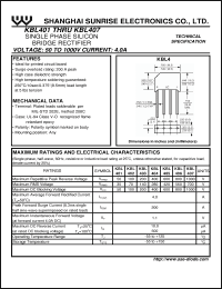 Click here to download KBL402 Datasheet