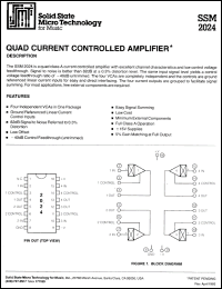 Click here to download SSM2024 Datasheet