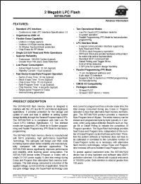 Click here to download SST49LF020-33-4C-NH Datasheet