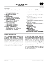 Click here to download SST25VF080B-50-4C-QAF Datasheet