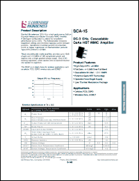 Click here to download SCA-15 Datasheet