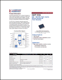 Click here to download SCP-1016 Datasheet