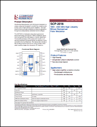 Click here to download SCP-2016 Datasheet