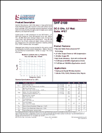 Click here to download SHF-0189 Datasheet