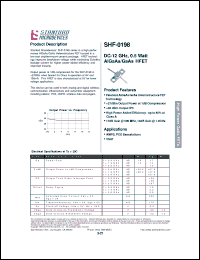 Click here to download SHF-0198 Datasheet