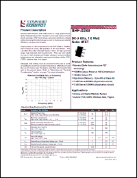 Click here to download SHF-0289 Datasheet