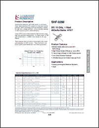 Click here to download SHF-0298 Datasheet