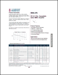 Click here to download SNA-276 Datasheet