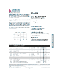 Click here to download SNA-376 Datasheet