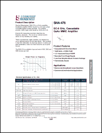 Click here to download SNA-476 Datasheet