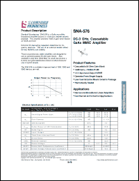 Click here to download SNA-576 Datasheet