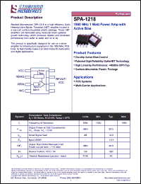 Click here to download SPA-1218 Datasheet