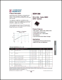 Click here to download SSW-508 Datasheet