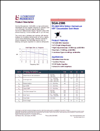 Click here to download SGA-2386 Datasheet