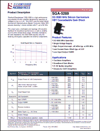 Click here to download SGA-5289 Datasheet