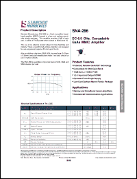 Click here to download SNA-286-TR3 Datasheet