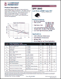 Click here to download SPF-3043 Datasheet