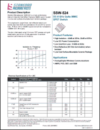 Click here to download SSW-524 Datasheet