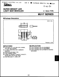 Click here to download MU17-3105 Datasheet