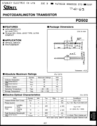 Click here to download PD502 Datasheet