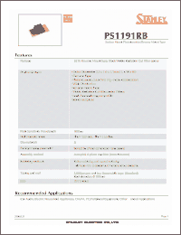 Click here to download PS1191RB Datasheet
