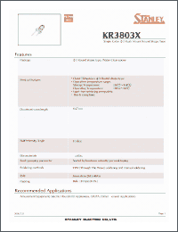 Click here to download KR3803X Datasheet