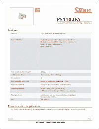Click here to download PS1102FA Datasheet