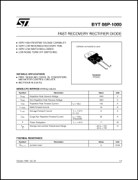 Click here to download BYT08P-1000 Datasheet
