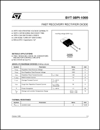 Click here to download BYT08PI-1000 Datasheet