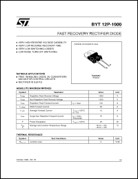 Click here to download BYT12 Datasheet