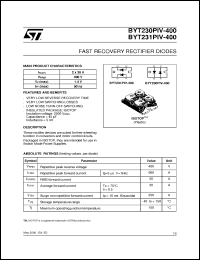 Click here to download BYT231PIV-400 Datasheet