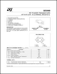 Click here to download SD2900 Datasheet