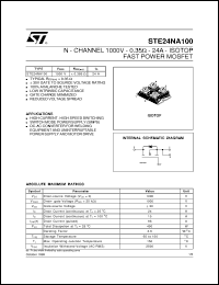 Click here to download STE24NA100 Datasheet