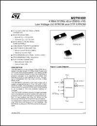 Click here to download M27W400 Datasheet