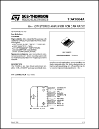 Click here to download TDA2004A Datasheet