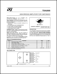 Click here to download TDA2005 Datasheet