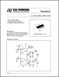 Click here to download TDA2007A Datasheet