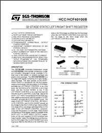 Click here to download HCF40100B Datasheet