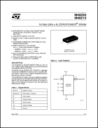Click here to download M48Z02-200PC1 Datasheet